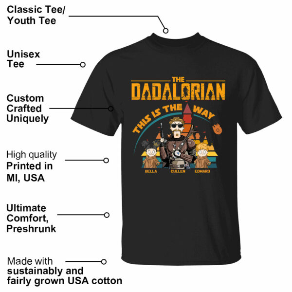 The Dadalorian This Is The Way - Personalized Shirt For Dad Mom - Image 14