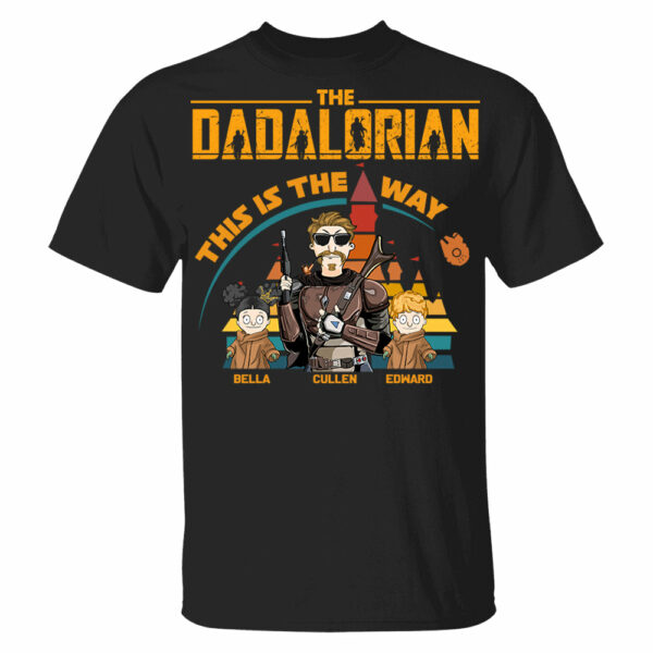 The Dadalorian This Is The Way - Personalized Shirt For Dad Mom - Image 2
