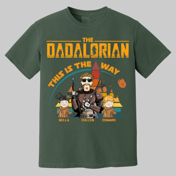 The Dadalorian This Is The Way - Personalized Shirt For Dad Mom - Image 10