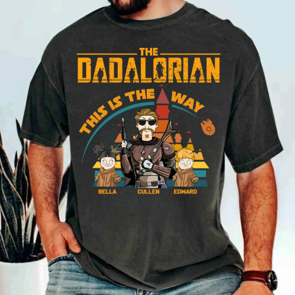 The Dadalorian This Is The Way - Personalized Shirt For Dad Mom
