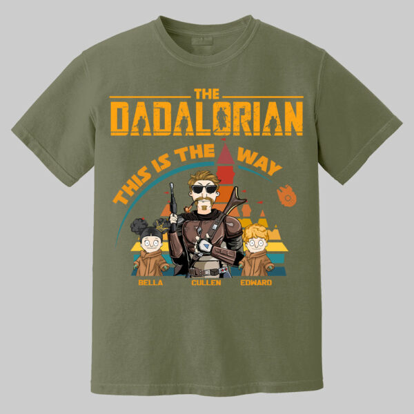 The Dadalorian This Is The Way - Personalized Shirt For Dad Mom - Image 9