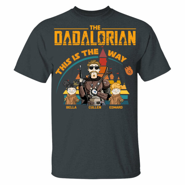 The Dadalorian This Is The Way - Personalized Shirt For Dad Mom - Image 3
