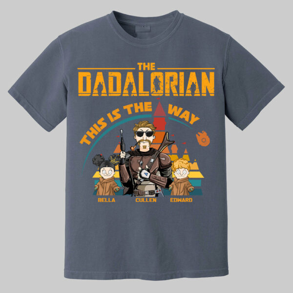 The Dadalorian This Is The Way - Personalized Shirt For Dad Mom - Image 8