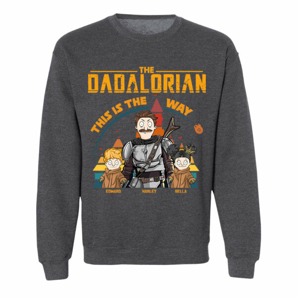 The Dadalorian This Is The Way - Personalized Shirt For Dad New Vr2 - Image 7