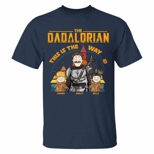 The Dadalorian This Is The Way - Personalized Shirt For Dad New Vr2 - Image 3