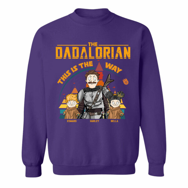 The Dadalorian This Is The Way - Personalized Shirt For Dad New Vr2 - Image 9
