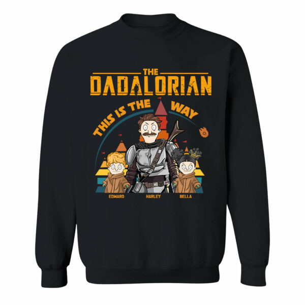 The Dadalorian This Is The Way - Personalized Shirt For Dad New Vr2 - Image 6