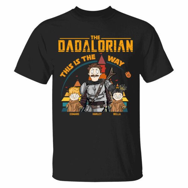 The Dadalorian This Is The Way - Personalized Shirt For Dad New Vr2 - Image 2
