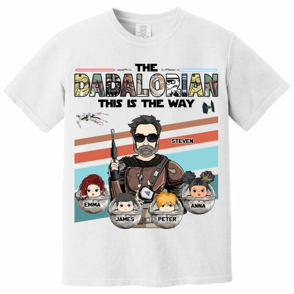 The Dadalorian This Is The Way - Personalized Shirt For Dad Vr2 Do98 - Image 6