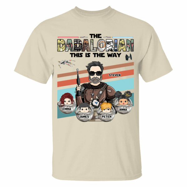 The Dadalorian This Is The Way - Personalized Shirt For Dad Vr2 Do98 - Image 3