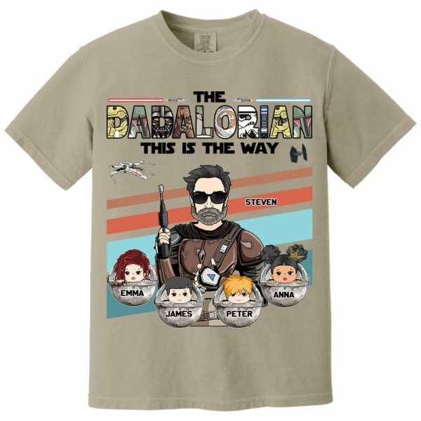 The Dadalorian This Is The Way - Personalized Shirt For Dad Vr2 Do98 - Image 8