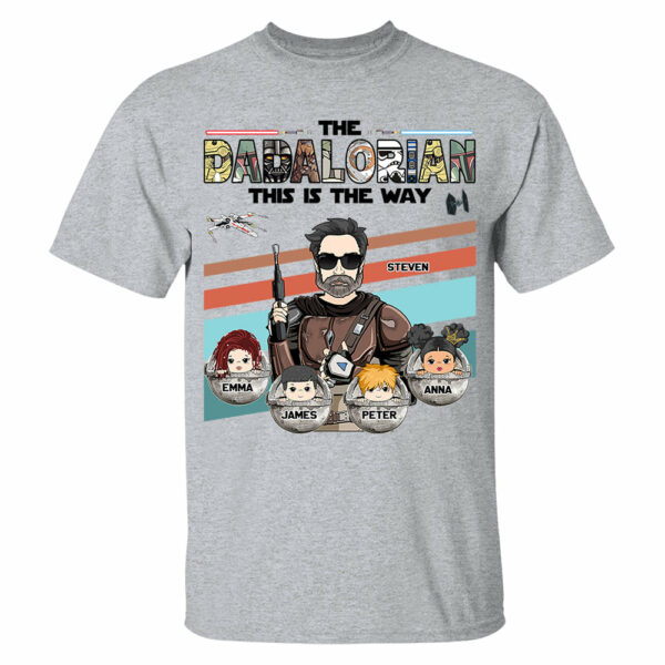 The Dadalorian This Is The Way - Personalized Shirt For Dad Vr2 Do98 - Image 4