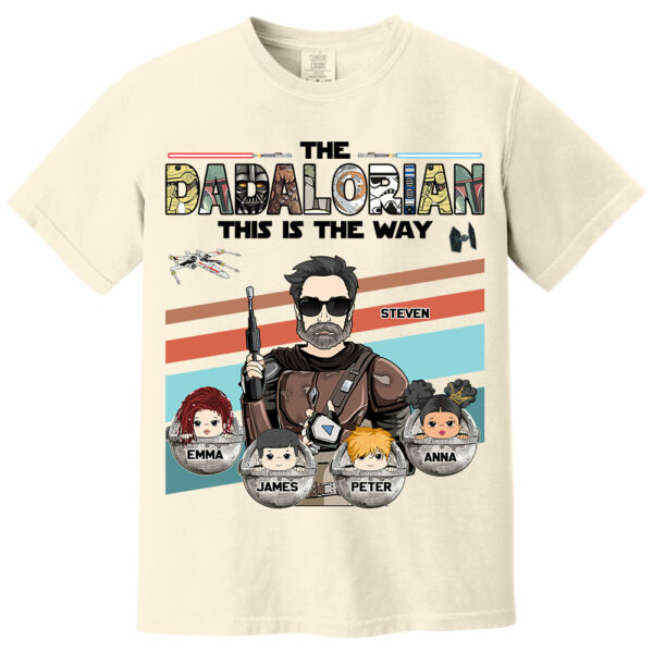 The Dadalorian This Is The Way - Personalized Shirt For Dad Vr2 Do98 - Image 7