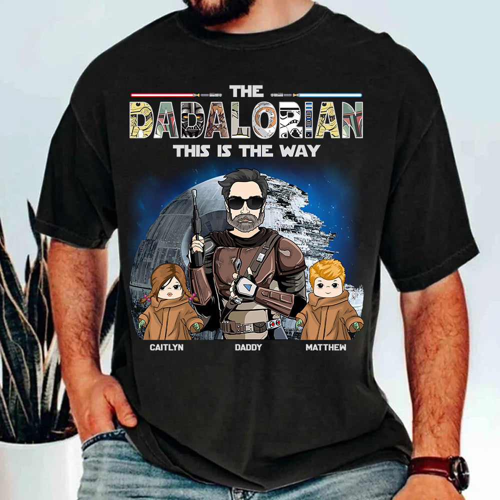 The Dadalorian This Is The Way - Personalized Shirt For Dad Vr3 Do98