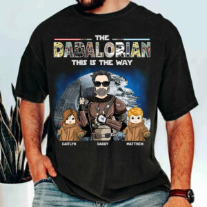 The Dadalorian This Is The Way - Personalized Shirt For Dad Vr3 Do98
