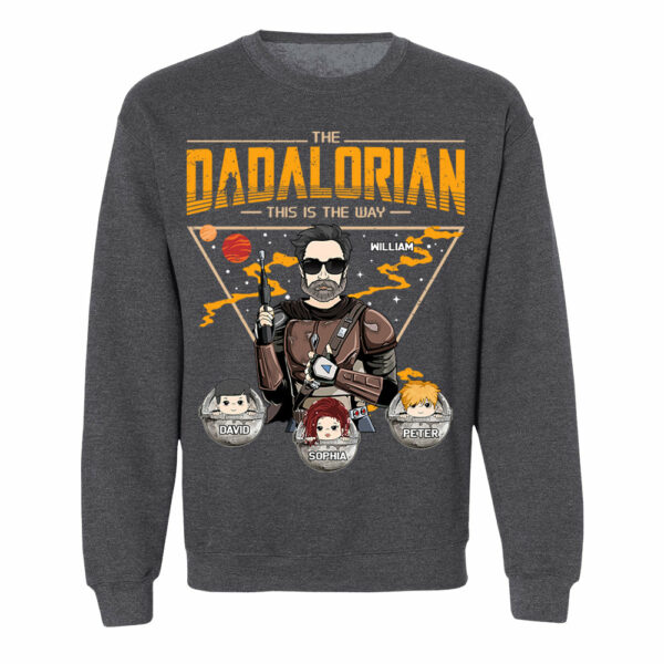 The Dadalorian This Is The Way - Personalized Shirt Gift For Dad DO98 - Image 7