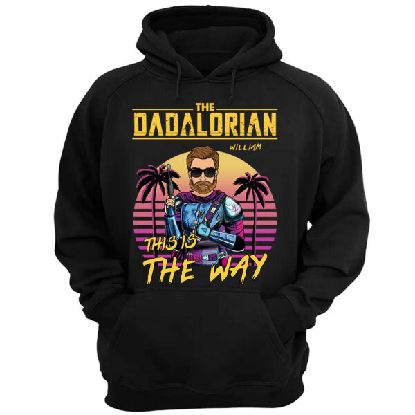 The Dadalorian This Is The Way - Personalized Shirt Matching Family Custom Nickname For Dad Mom - Image 3