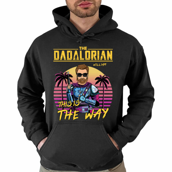 The Dadalorian This Is The Way - Personalized Shirt Matching Family Custom Nickname For Dad Mom - Image 4