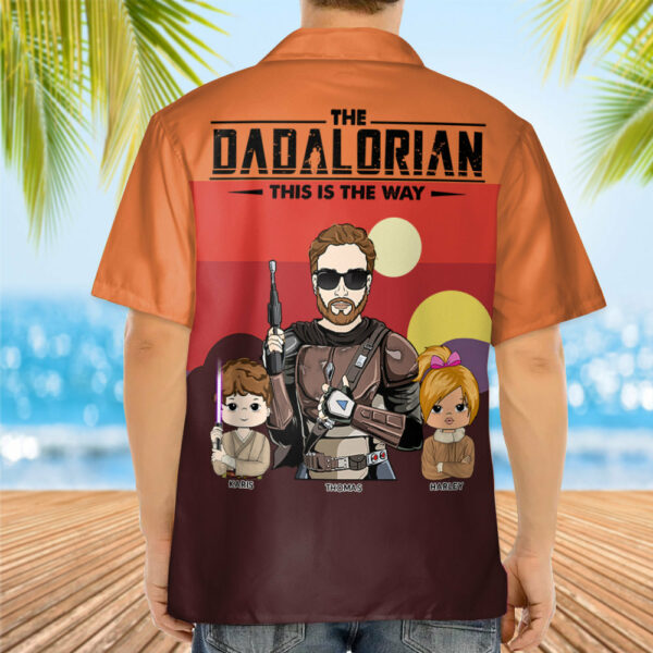 The Dadalorian This Is The Way Custom Hawaiian Shirt For Dad - Image 4
