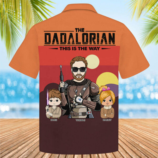 The Dadalorian This Is The Way Custom Hawaiian Shirt For Dad - Image 2