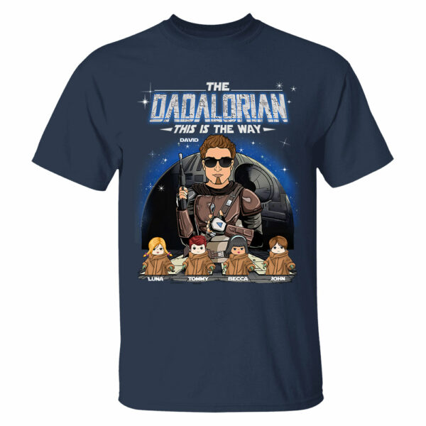 The Dadalorian This Is The Way Custom Shirt For Dad - Father's Day Gift - Image 7