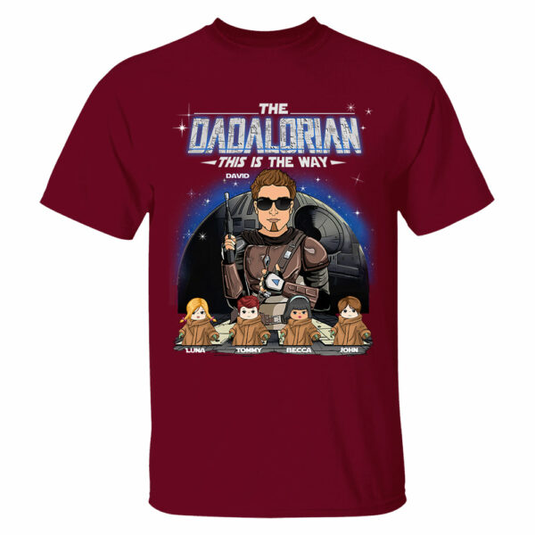 The Dadalorian This Is The Way Custom Shirt For Dad - Father's Day Gift - Image 3
