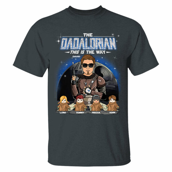 The Dadalorian This Is The Way Custom Shirt For Dad - Father's Day Gift - Image 2