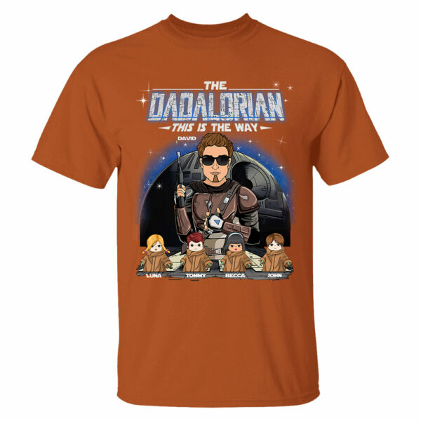 The Dadalorian This Is The Way Custom Shirt For Dad - Father's Day Gift - Image 9