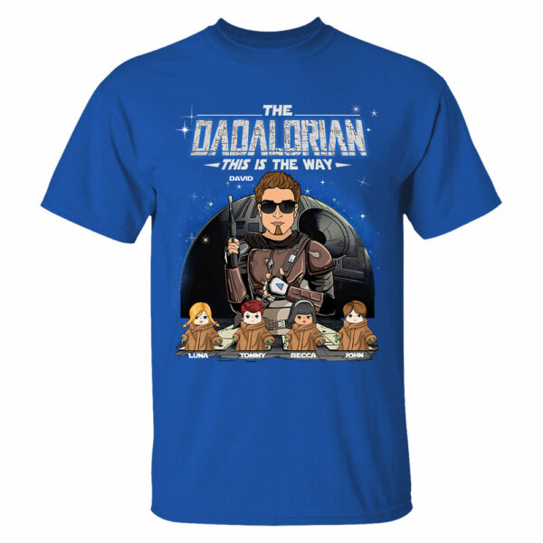 The Dadalorian This Is The Way Custom Shirt For Dad - Father's Day Gift - Image 8