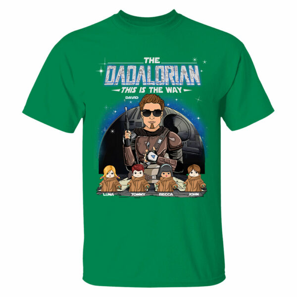The Dadalorian This Is The Way Custom Shirt For Dad - Father's Day Gift - Image 10