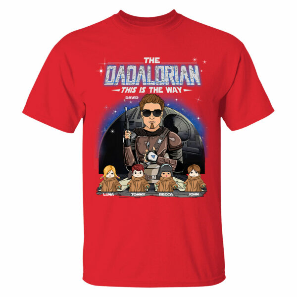 The Dadalorian This Is The Way Custom Shirt For Dad - Father's Day Gift - Image 12