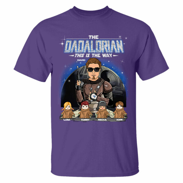 The Dadalorian This Is The Way Custom Shirt For Dad - Father's Day Gift - Image 11