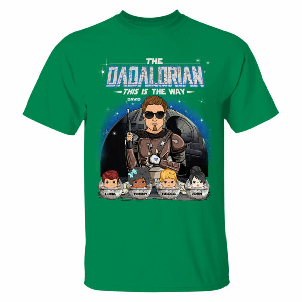 The Dadalorian This Is The Way Custom Shirt For Dad Vr2 - Father's Day Gift - Image 11