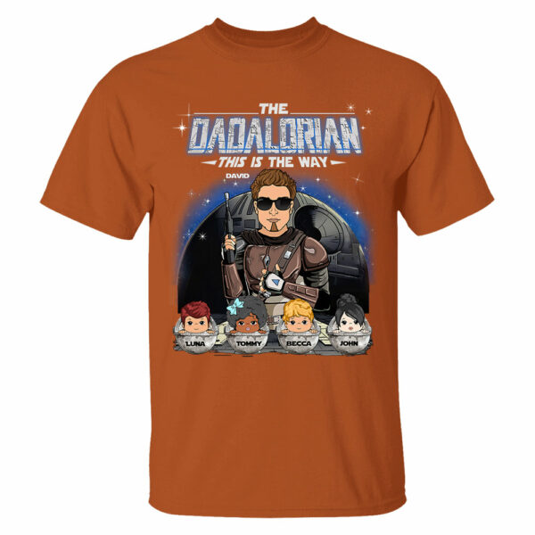 The Dadalorian This Is The Way Custom Shirt For Dad Vr2 - Father's Day Gift - Image 10