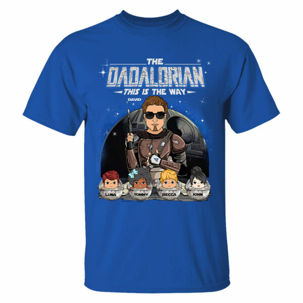 The Dadalorian This Is The Way Custom Shirt For Dad Vr2 - Father's Day Gift - Image 12