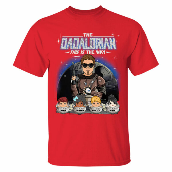 The Dadalorian This Is The Way Custom Shirt For Dad Vr2 - Father's Day Gift - Image 8