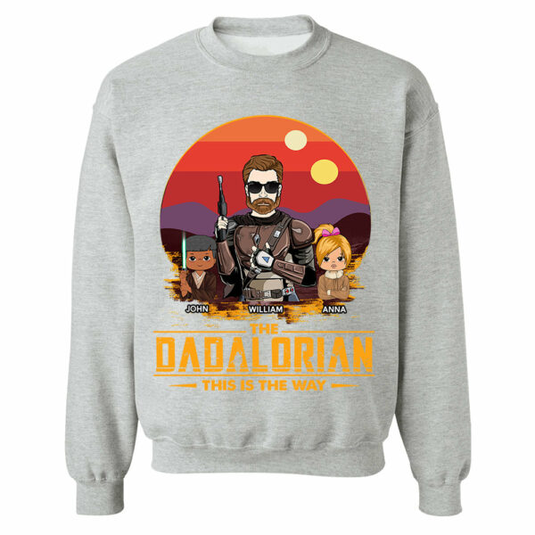 The Dadalorian This Is The Way Custom Shirt Gift For Dad, Gift For Him - Image 8