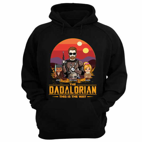 The Dadalorian This Is The Way Custom Shirt Gift For Dad, Gift For Him - Image 9