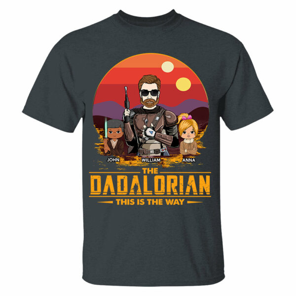 The Dadalorian This Is The Way Custom Shirt Gift For Dad, Gift For Him - Image 2