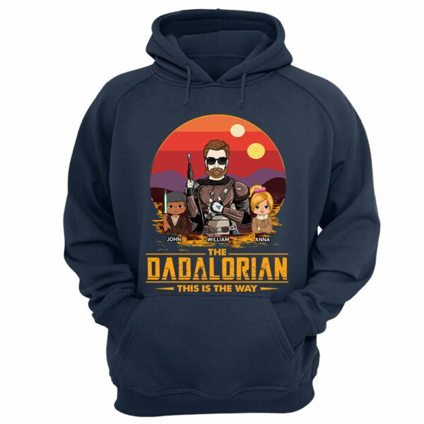 The Dadalorian This Is The Way Custom Shirt Gift For Dad, Gift For Him - Image 10