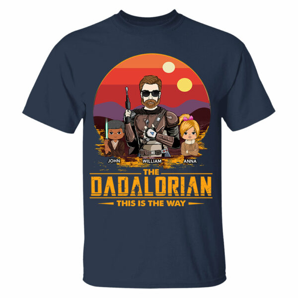 The Dadalorian This Is The Way Custom Shirt Gift For Dad, Gift For Him - Image 3