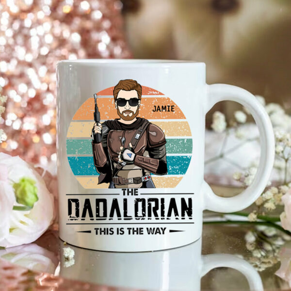 The Dadalorian This Is The Way Personalized Mug For Father Dad - Image 3