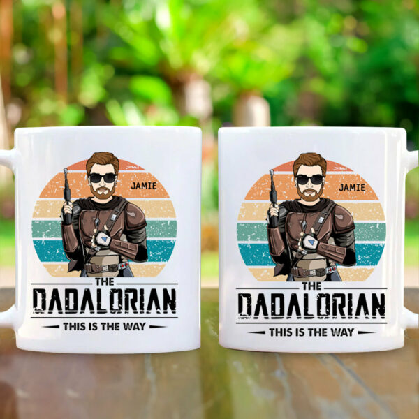 The Dadalorian This Is The Way Personalized Mug For Father Dad - Image 4