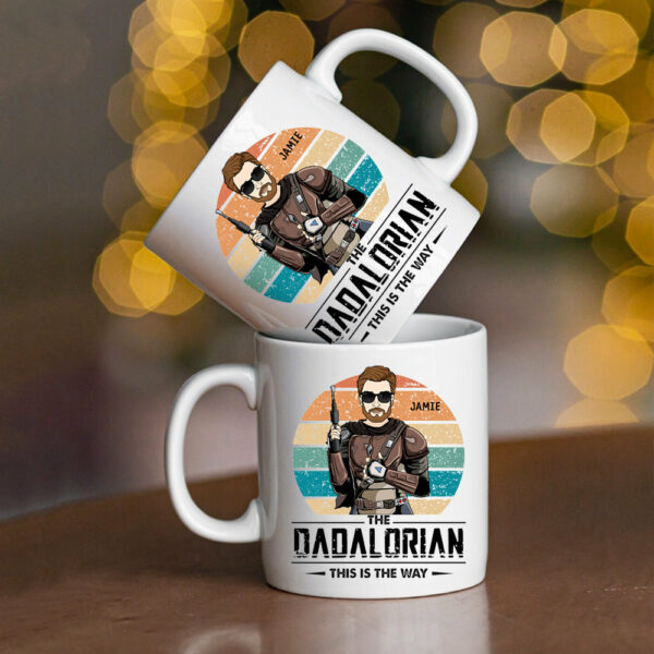 The Dadalorian This Is The Way Personalized Mug For Father Dad - Image 5
