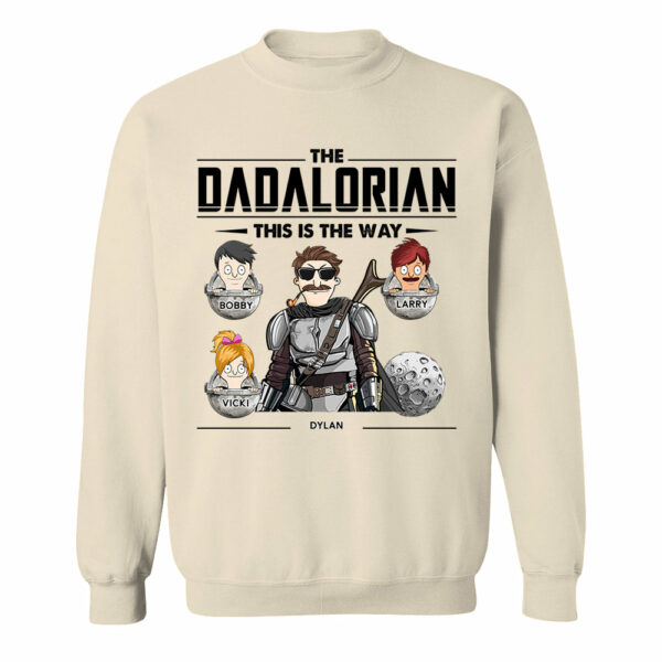 The Dadalorian This Is The Way Personalized Shirt - Best Father's Day Gift for Dad and Papa - Image 6