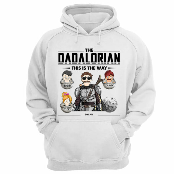 The Dadalorian This Is The Way Personalized Shirt - Best Father's Day Gift for Dad and Papa - Image 8