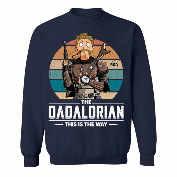 The Dadalorian This Is The Way Personalized Shirt - Gift For Dad Or Grandpa - Image 8