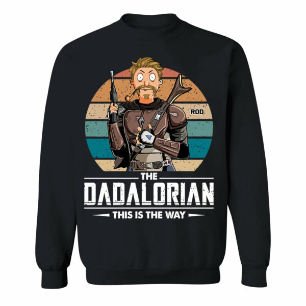 The Dadalorian This Is The Way Personalized Shirt - Gift For Dad Or Grandpa - Image 7