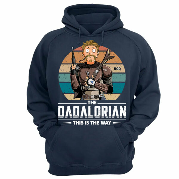 The Dadalorian This Is The Way Personalized Shirt - Gift For Dad Or Grandpa - Image 10