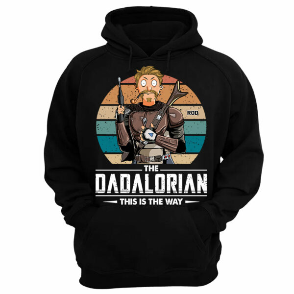 The Dadalorian This Is The Way Personalized Shirt - Gift For Dad Or Grandpa - Image 6